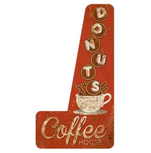 Placa Decorativa MDF Coffee House